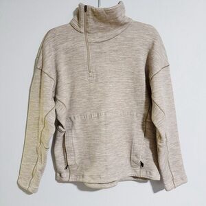 Lululemon - The Lab Tan Mock Neck Jacket
